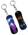 Canada snowboard keychains